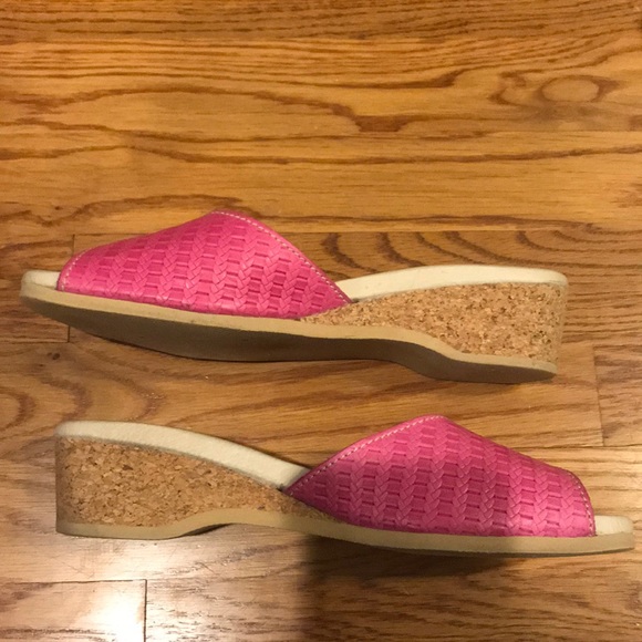 Worishofer Fuschia Mule 284 Size 40 - Picture 2 of 6